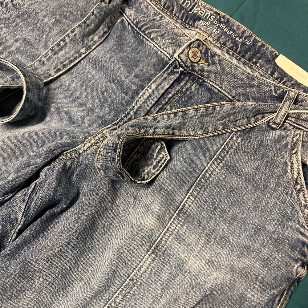 Maurices Relaxed Fit Light Blue Jeans NWT Wide Flare